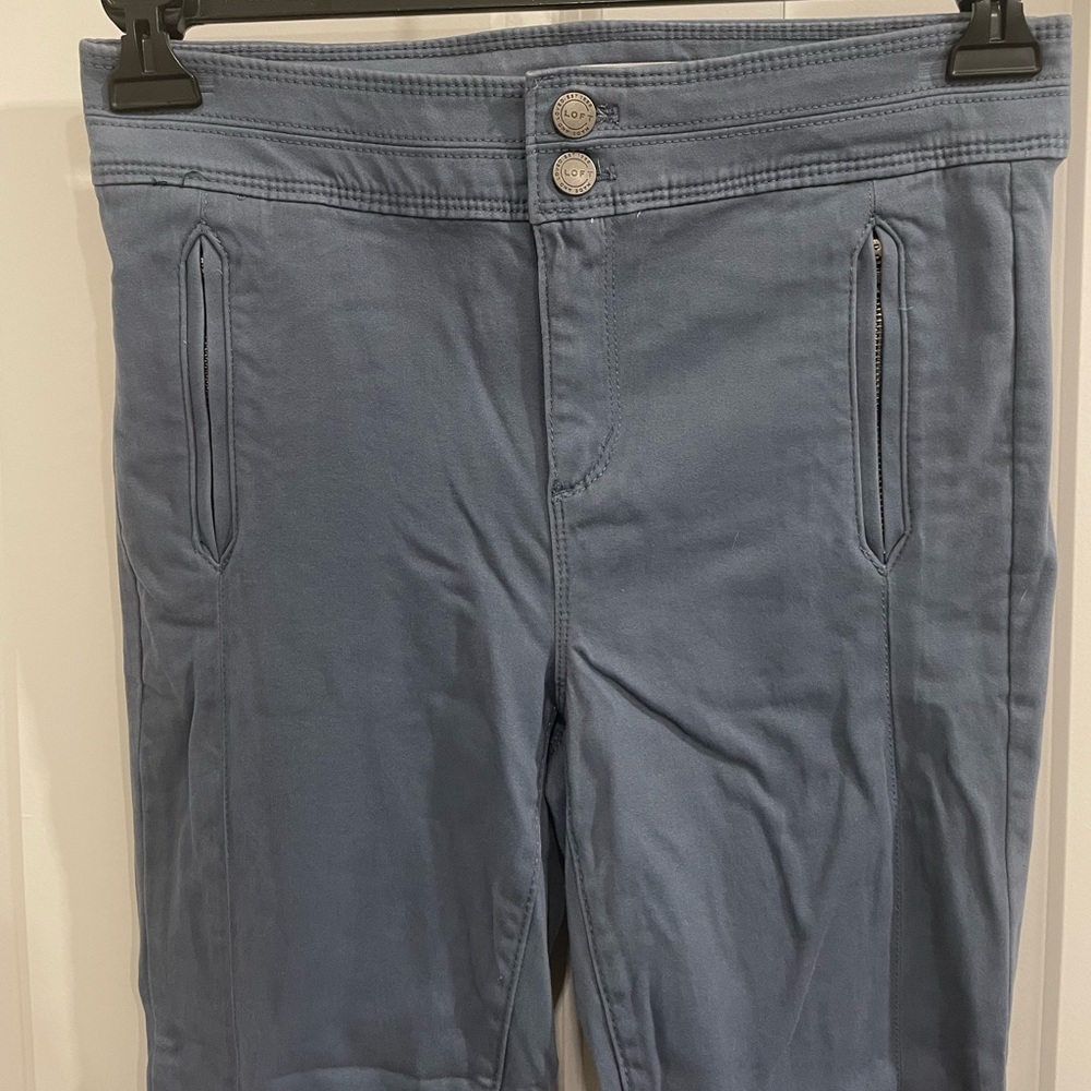 Slate Blue Loft Skinny Pants